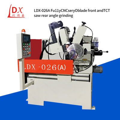 पूर्ण सीएनसी टीसीटी देखा ब्लेड सामने और पीछे कोण पीसने की मशीन LDX-026A