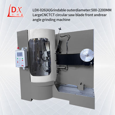 LDX-026A बड़े सर्वो फीड परिपत्र देखा ब्लेड पीसने की मशीन