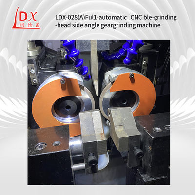 पूर्ण सीएनसी परिपत्र देखा ब्लेड डबल पीस सिर साइड कोण गियर पीस मशीन LDX-028A