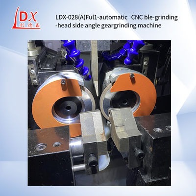पूर्ण सर्वो परिपत्र देखा ब्लेड डबल पीसने सिर साइड कोण पीसनेवाला LDX-028A