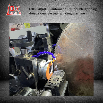LDX-028A पूर्ण सीएनसी डबल पीस सिर कार्बाइड देखा ब्लेड साइड पीस मशीन