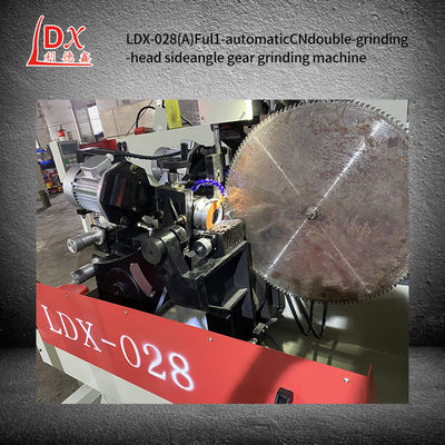 LDX-028A सर्वो पूर्ण सीएनसी मिश्र धातु देखा ब्लेड डबल पीस सिर साइड पीस मशीन