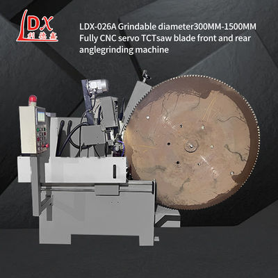 LDX-026A1500MM पूर्ण सीएनसी कार्बाइड देखा ब्लेड फ्रंट और रियर एंगल ग्राइंडिंग मशीन