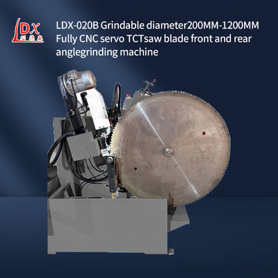 LDX-020B बड़े सीएनसी परिपत्र देखा ब्लेड सामने और पीछे कोण पीसने की मशीन