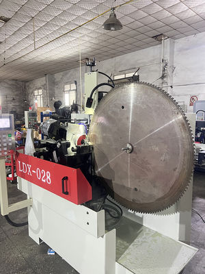 LDX-028A पूर्ण सीएनसी परिपत्र देखा ब्लेड सर्वो परिशुद्धता डबल तेज सिर साइड कोण मशीन