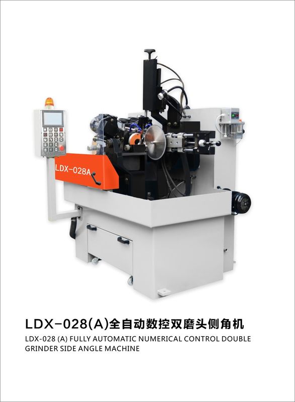 पूर्ण स्वचालित सीएनसी डबल पीस सिर साइड कोण गियर देखा ब्लेड पीस मशीन LDX-028A