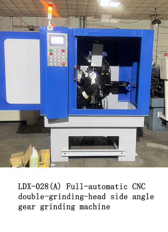 LDX-028A पूर्ण सर्वो सीएनसी डबल पीस सिर साइड टीसीटी देखा ब्लेड पीस मशीन