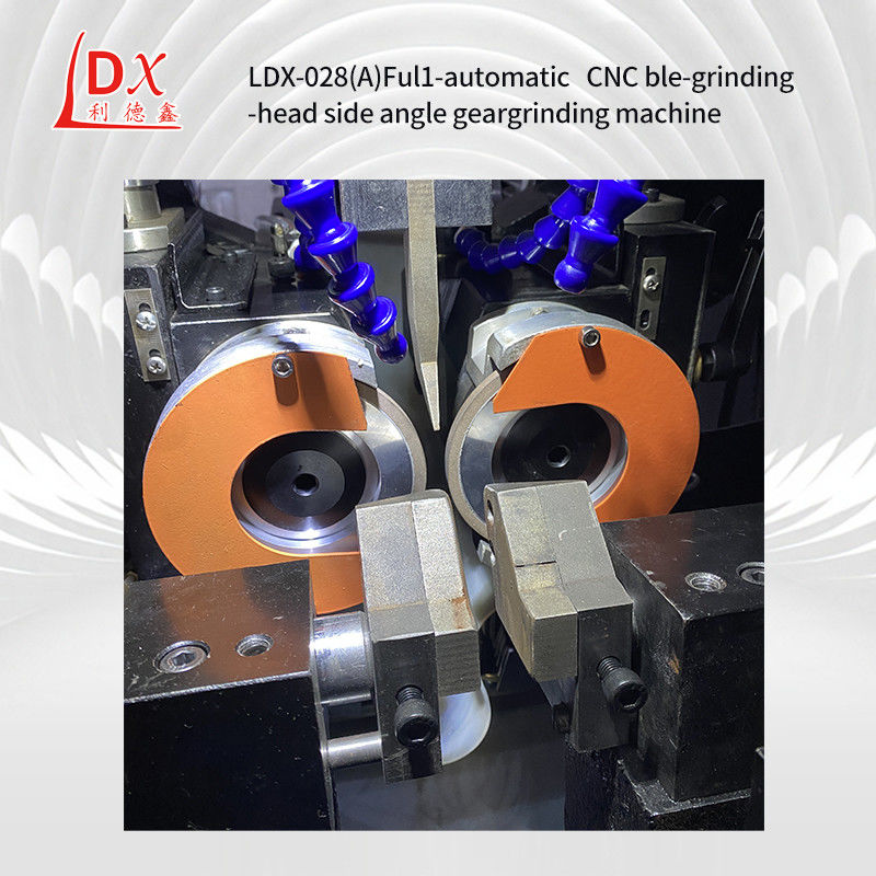 पूर्ण सीएनसी परिपत्र देखा ब्लेड डबल पीस सिर साइड कोण गियर पीस मशीन LDX-028A