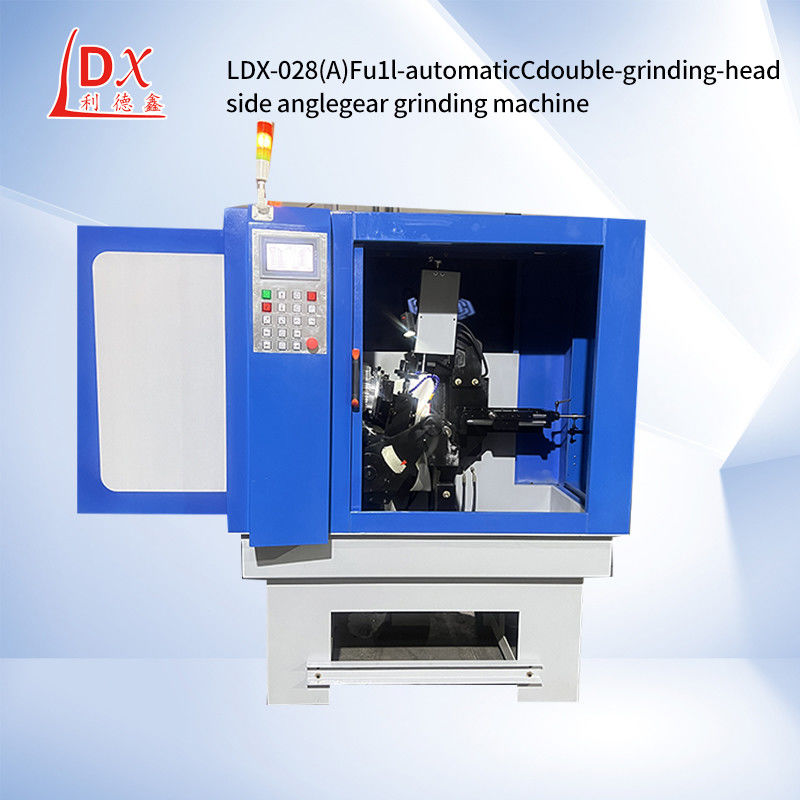 पूर्ण सर्वो सीएनसी टीसीटी देखा ब्लेड डबल पीस सिर साइड कोण पीस मशीन LDX-028A