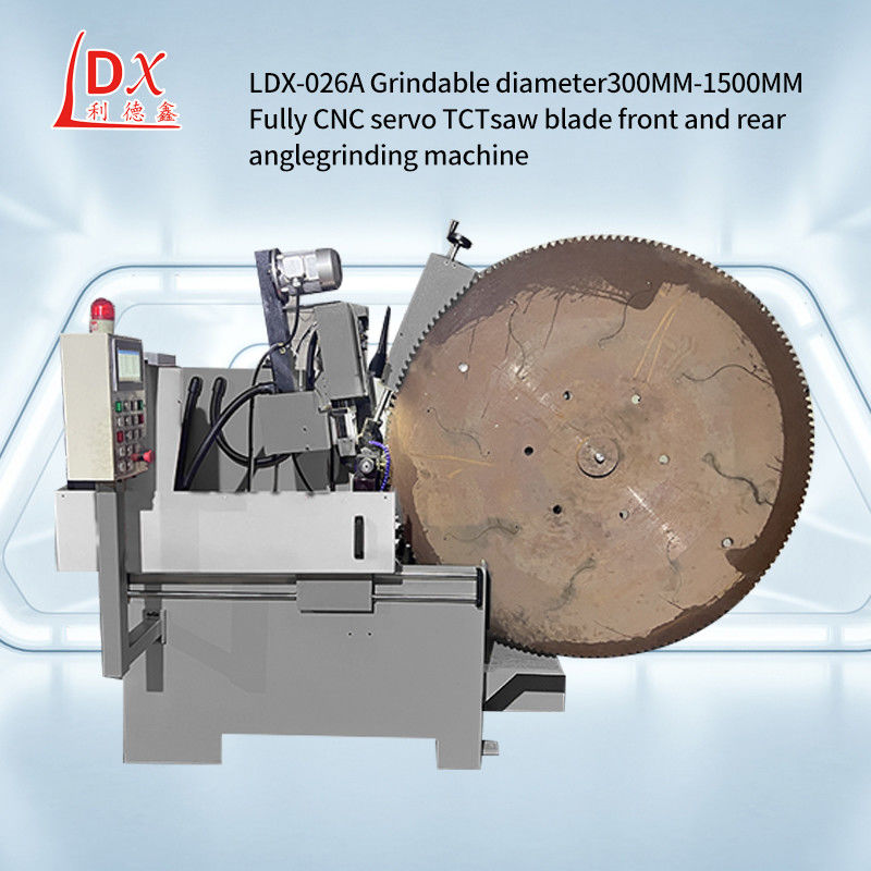 LDX-026A पूरी तरह से सीएनसी सर्वो फ़ीड उच्च परिशुद्धता परिपत्र देखा ब्लेड गियर पीसने की मशीन