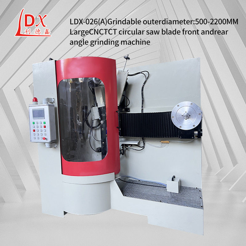 LDX-026A 500-1800MM व्यास पूर्ण सीएनसी सर्वो फीड परिपत्र देखा ब्लेड गियर पीसने की मशीन