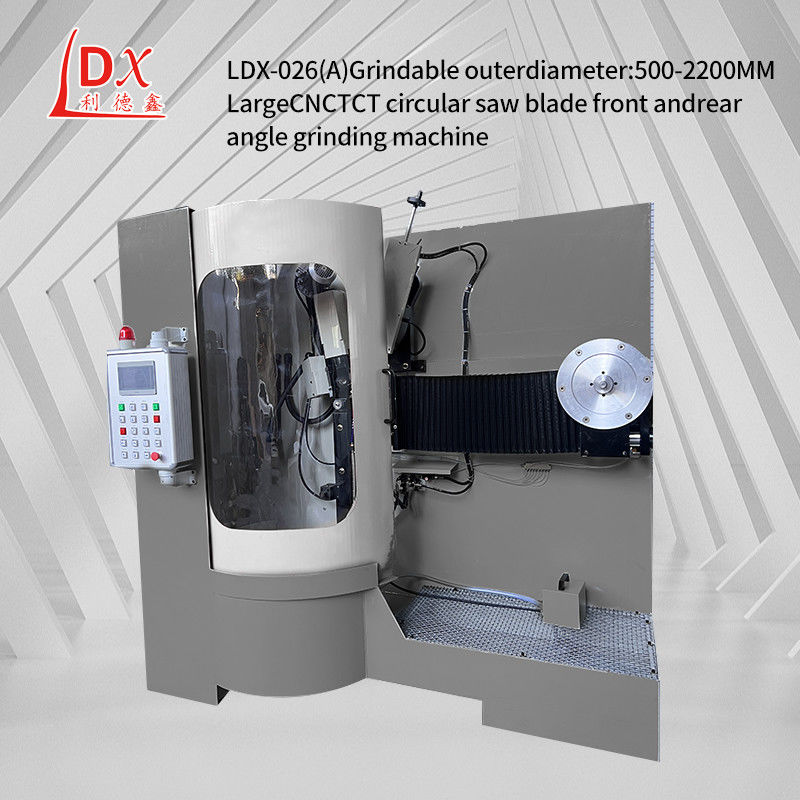 LDX-026A 300MM-1600MM व्यास बड़े परिपत्र देखा ब्लेड तीन अक्ष सीएनसी देखा ब्लेड पीसने की मशीन