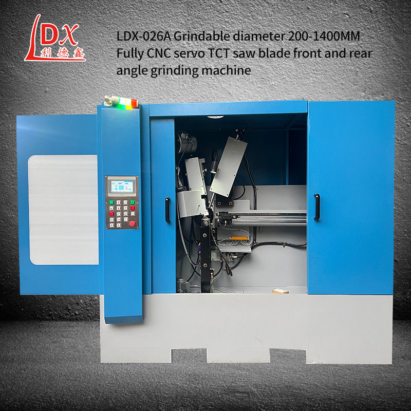 LDX-026A पीसने योग्य व्यास 200-1300MM सर्वो फ़ीड पूरी तरह से सीएनसी परिपत्र देखा ब्लेड गियर पीसने की मशीन