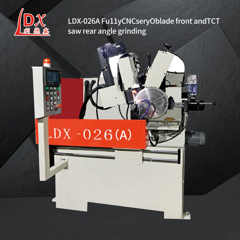 LDX-026A सीएनसी टीसीटी परिपत्र देखा ब्लेड फ्रंट और रियर एंगल ग्राइंडिंग मशीन निर्माता