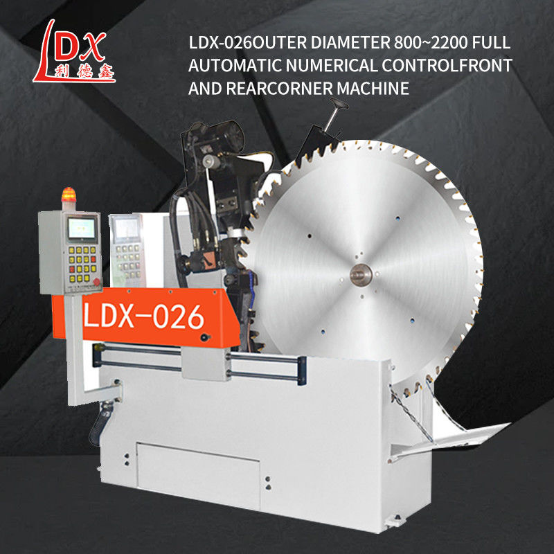 LDX-026A पीसने व्यास 500-2000MM सर्वो फ़ीड पूर्ण सीएनसी परिपत्र देखा ब्लेड पीसने की मशीन