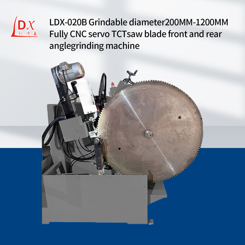 LDX-020B सीएनसी परिपत्र देखा ब्लेड पीसने की मशीन स्वचालित स्विंग कोण पीसने सीढ़ी दांत
