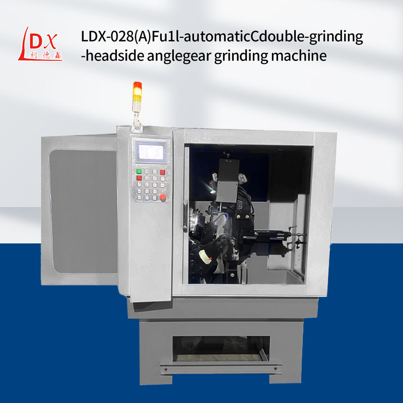 LDX-028A सर्कुलर देखा ब्लेड सर्वो सेट उपकरण डबल पीस सिर साइड गियर पीस मशीन