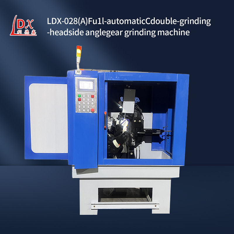LDX-028A गुआंग्डोंग सीएनसी सर्वो देखा ब्लेड डबल पीस सिर साइड कोण पीस मशीन