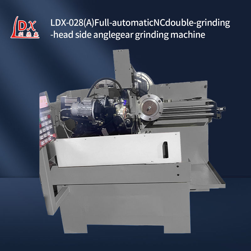 LDX-028A बड़े परिपत्र देखा ब्लेड सीएनसी डबल पीस सिर साइड कोण पीस मशीन निर्माता
